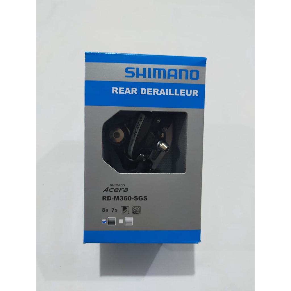 Shimano Rear Derailleur 8 speed RD Acera type M360 sepeda MTB federal lipat