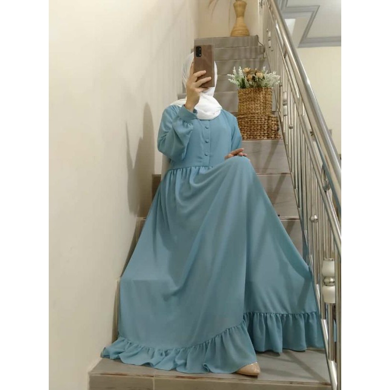 Jual GAMIS CERUTI AISYAH BASIC (rempel bawah) | Shopee Indonesia