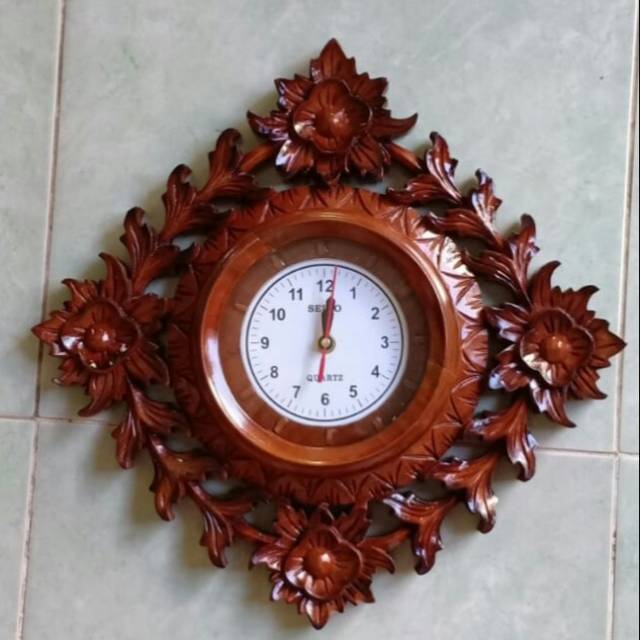 Jam ukir jepara jam dinding jam klasik jam unik