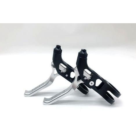 Brompton Brake Lever - Brake Lever Sepeda Lipat - Brake Lever Hitam Silver