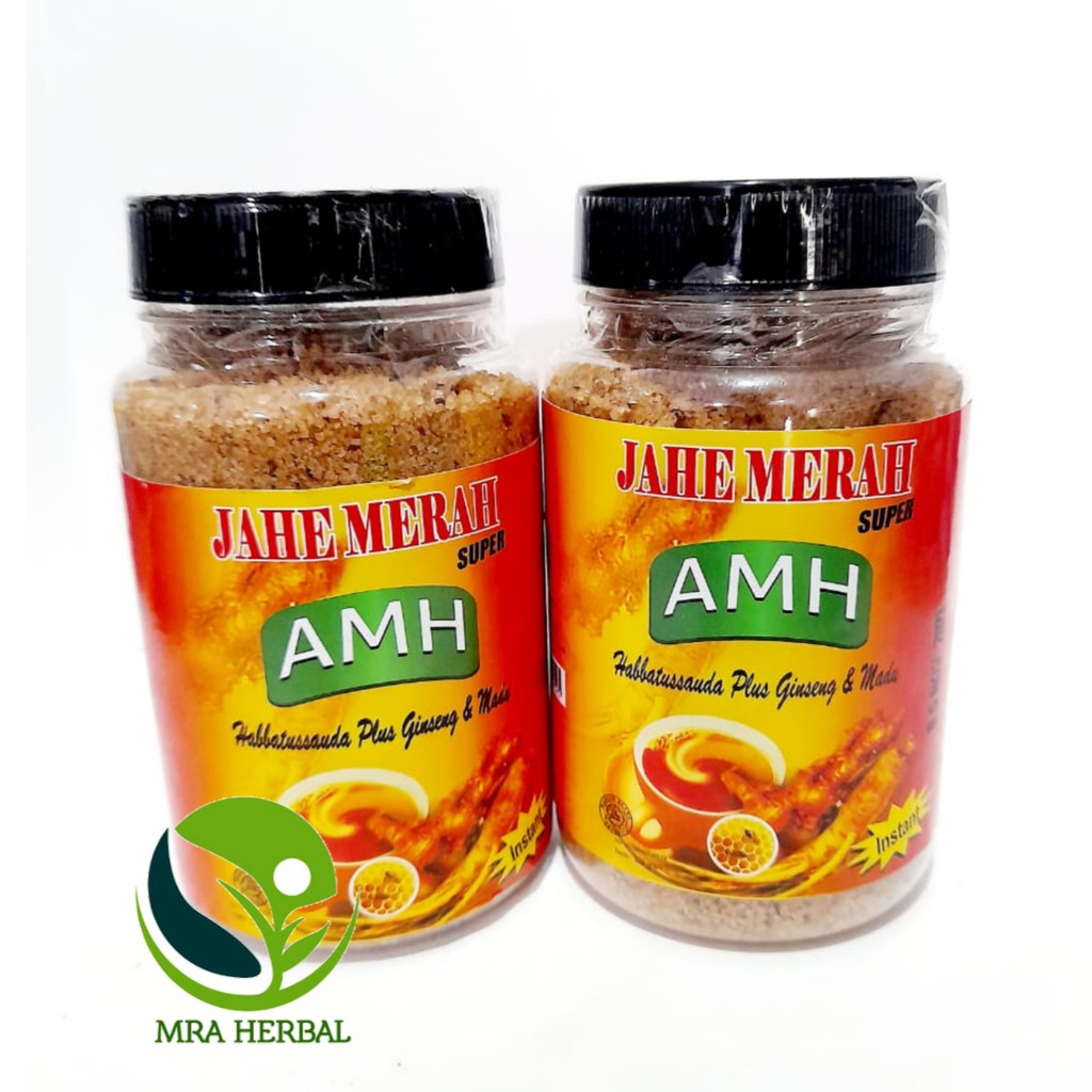 OBRALL.. Jahe Merah Super AMH Kemasan TOPLES Isi 220 gram | Habbatussauda Plus Ginseng&Madu EXP 03/1