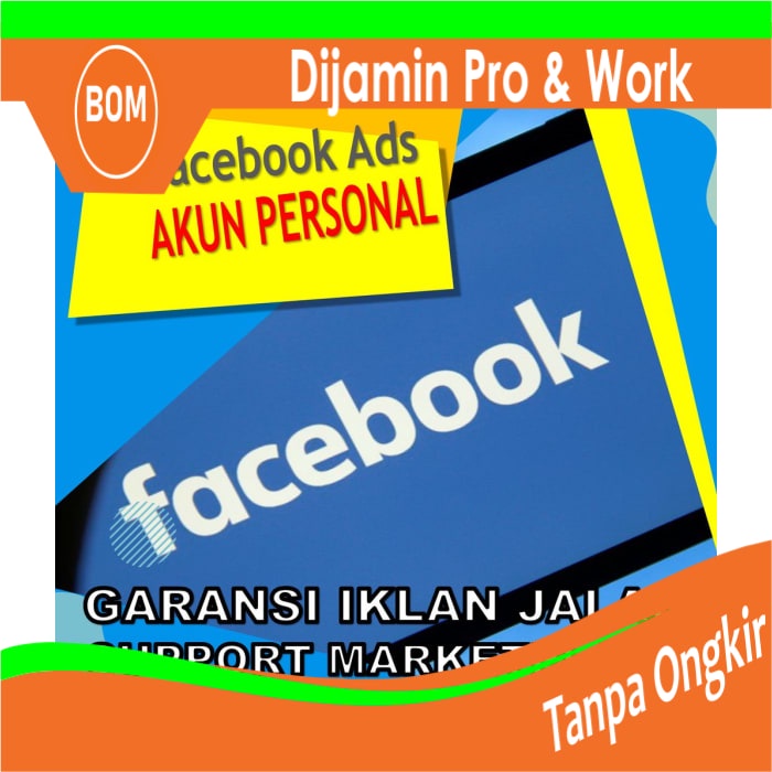 Garansi Akun Fb Ads Personal Iklan Jalan