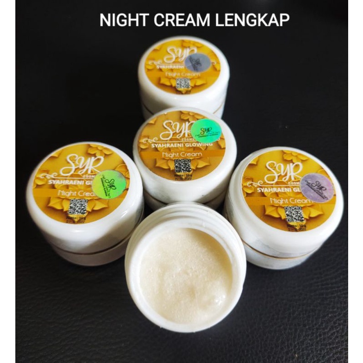 COD Eceran Beauty night cream paket super syahraeni glowing nigth cream syahreni glowing cream malam