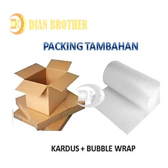 

Packing Tambahan Kardus Dan Bubble Wrap Pelindung Paket