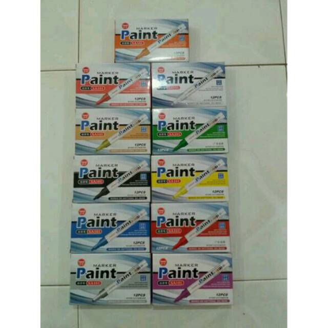 Spidol ban / paint marker toyo sa101 | Shopee Indonesia