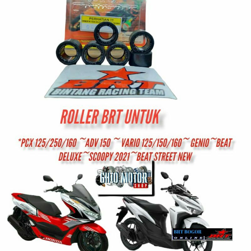 ROLLER ROLER BRT BEAT DELUX BEAT 2020 CBS ISS GENIO PCX 125 150/160 VARIO 125/150 160 ADV BRT LOLER RACING ORIGINAL BRT TDR KAWAHARA CLD BRT DAYTONA#PCX#VARIO#ADV#GENIO#BEATDELUX#BEAT2020#BEAT2021#GENIO2020#LOLER#ROLLER#ECER#MIX#OPLOS