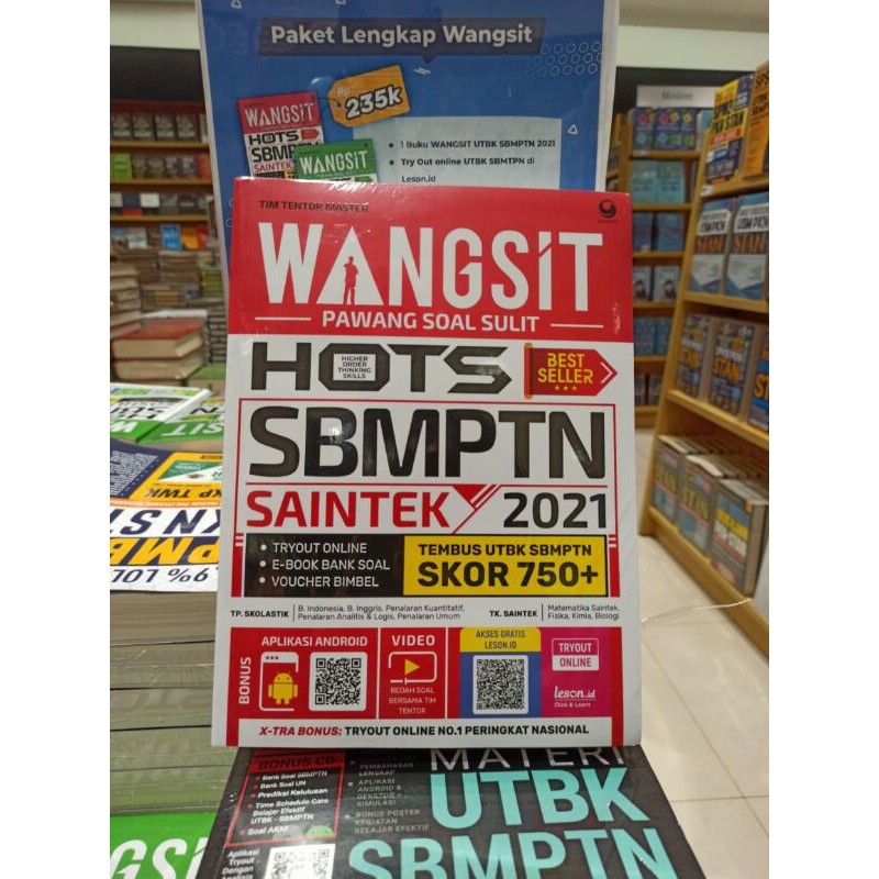 Buku Wangsit (Pawang Soal Sulit) Hots Utbk Sbmptn Saintek 2021