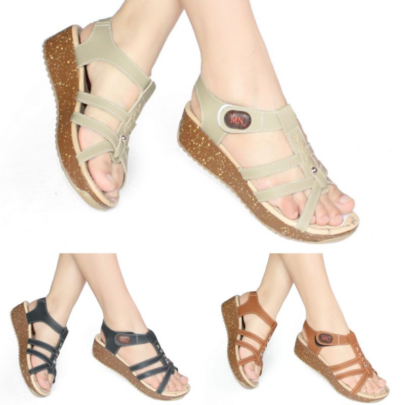 Wedges Wanita Casual Mulan 1160