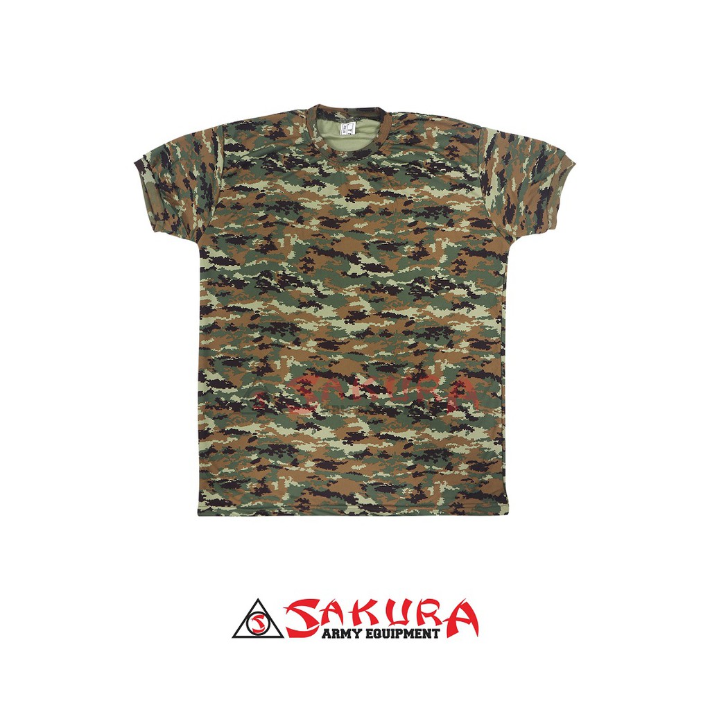 Kaos Loreng Kostrad Dryfit Lengan Pendek