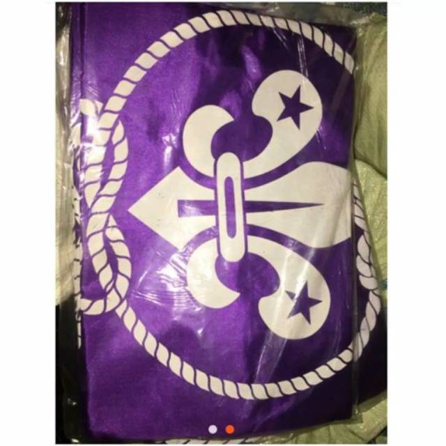 BIJIAN bendera tunas kelapa - bendera pandu dunia - bendera wosm - bendera pramuka - bendera sekolah