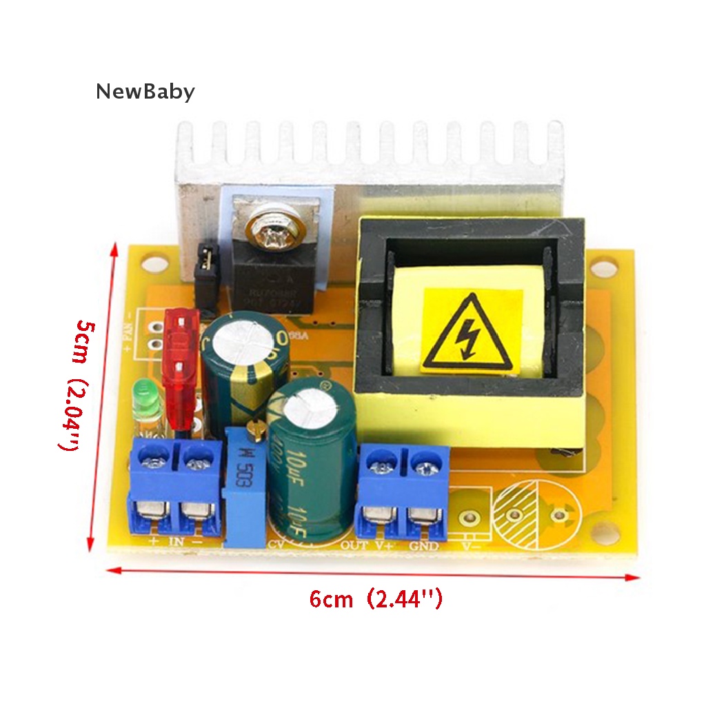 Modul Booster Konverter Step up Tegangan Tinggi DC-DC 8-32V Ke 45~390V