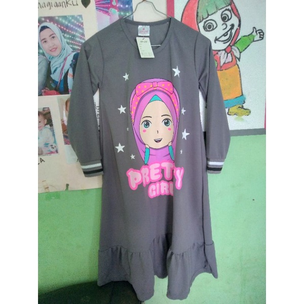 gamis anak pretty girl