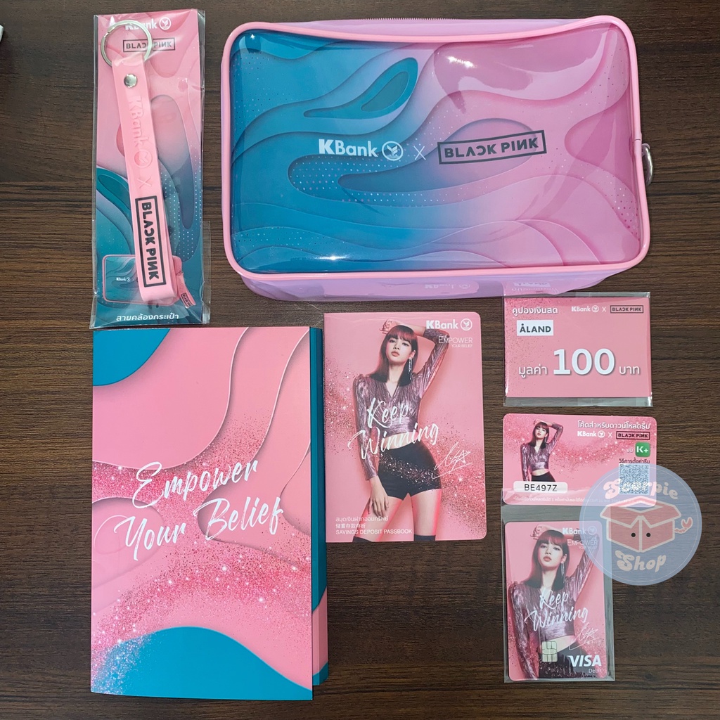 Blackpink Kbank Fullset Black Pink Thailand photocard