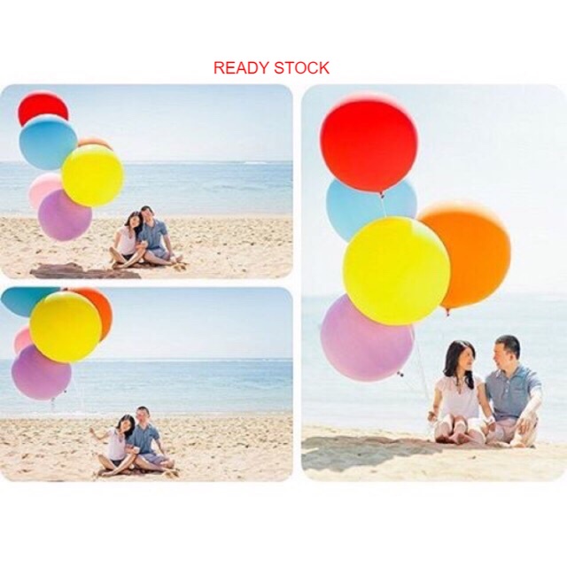 Balon latex jumbo - balon jumbo - latex jumbo - balon jumbo warna warni. 18inch MURAH