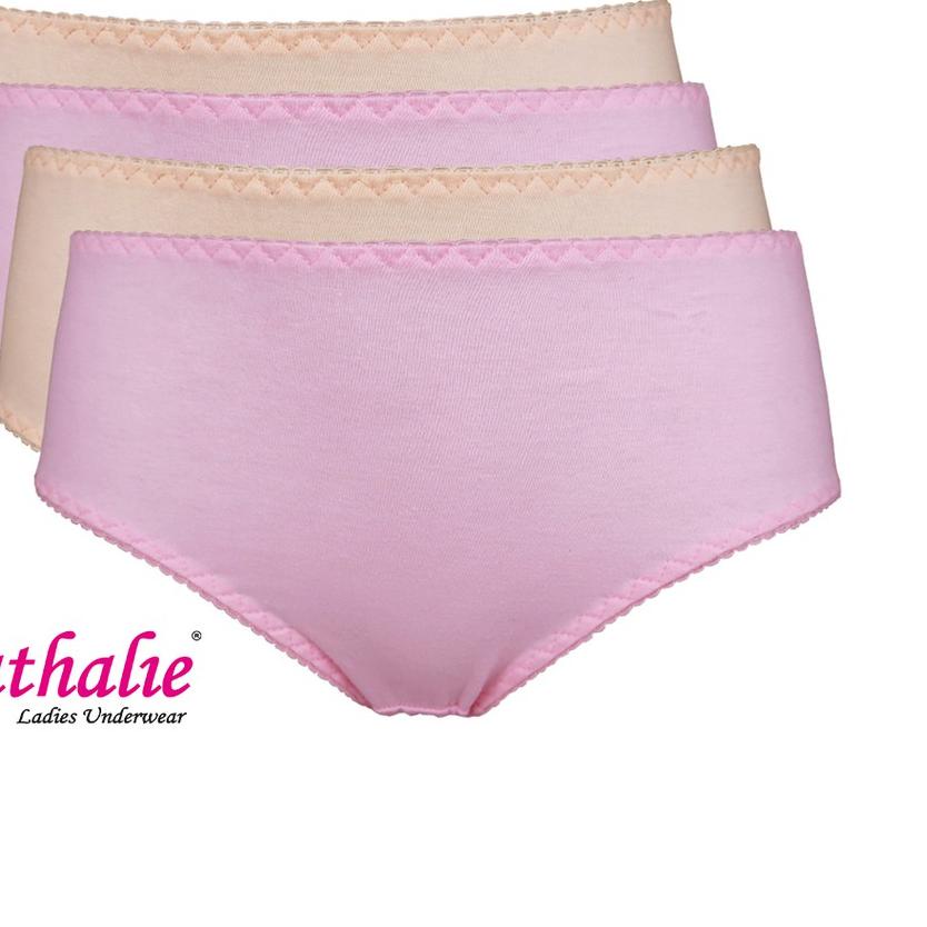 Best Seller|LR17|Nathalie Celana Dalam Wanita Midi Nathalie Underwear  4Pcs NT 07