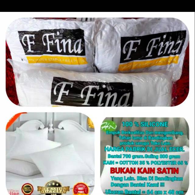 Bantal Microfiber Silicon Fina