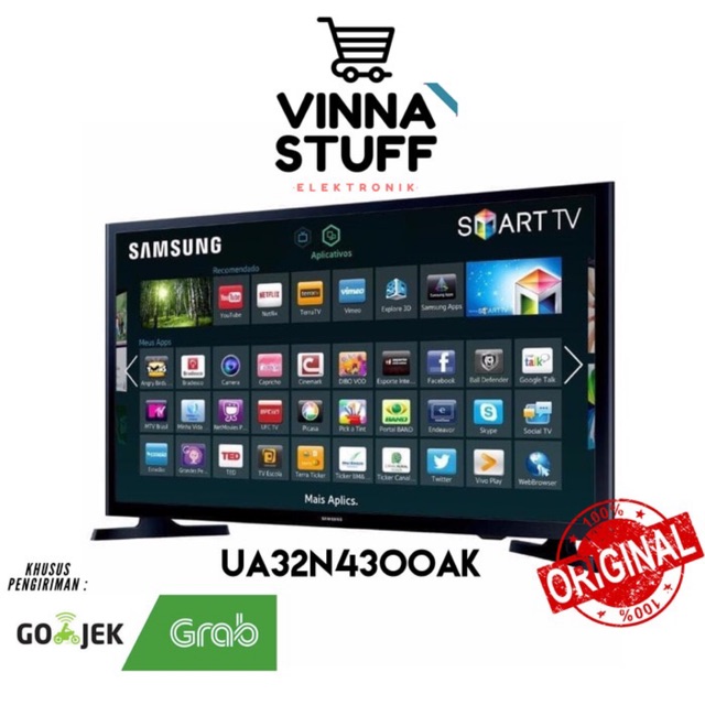 Televisi Led 32 Inch Samsung Ua32n4300ak Smart Tv Internet Digital Shopee Indonesia