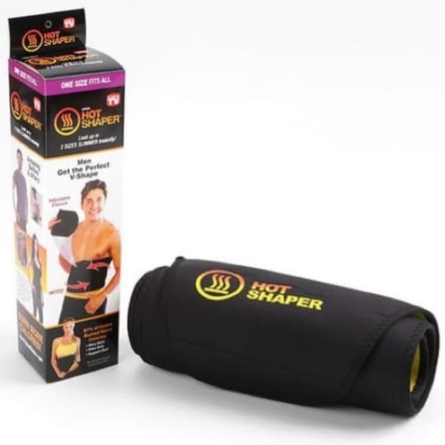 Hot Shaper Belt Power New Korset Pelangsing Tubuh Stagen Pembakar Lemak