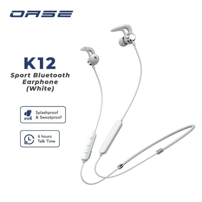OPPO Oase K12 Neckband Sport Bluetooth 5.0 Wireless Earphone Dynamic Bass Original