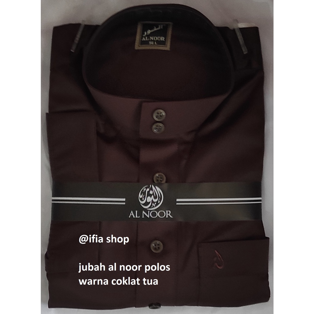 JUBAH GAMIS ARAB AL NOOR SIZE 50M - SEPERTI PAKAIAN DI AL HARAMAIN - ADA MODEL POLOS-KANCING PREMIUM