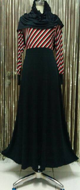 Gamis Jersey salur