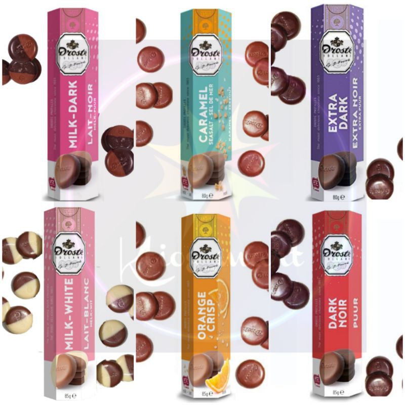 

Cokelat DROSTE Holland Chocolate Roll isi 85gram /IMPORT