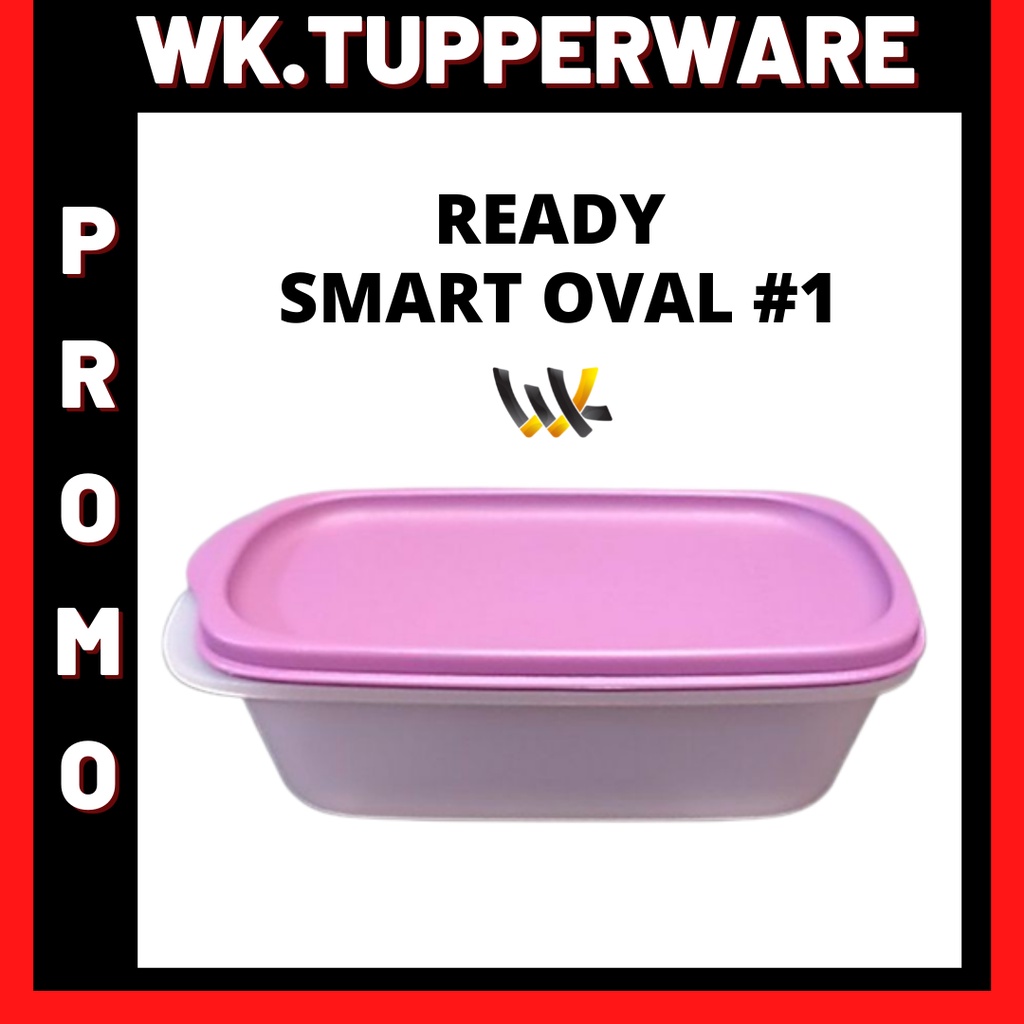 WADAH PLASTIK MAKANAN TUPPERWARE SMART SAVER OVAL 1 WADAH PLASTIK MAKANAN KOTAK WADAH PLASTIK MAKANA
