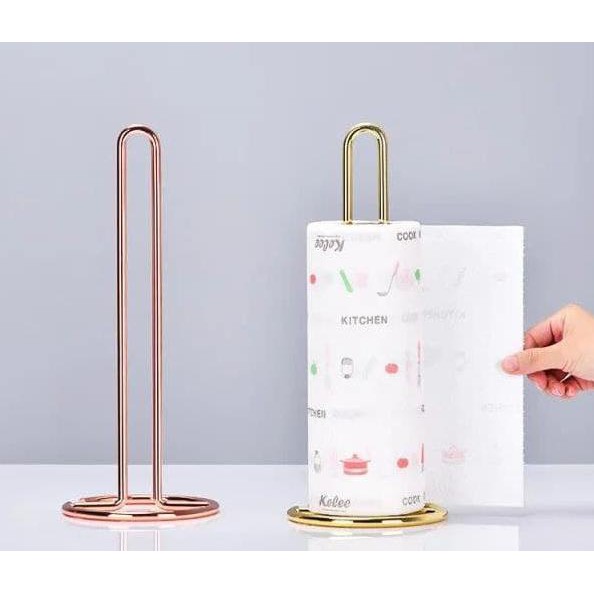 

Paper towel Iron Stand Gold / tempat tissue / paper tower holder - rosegold
