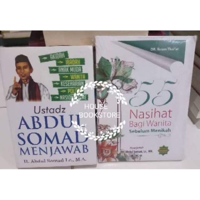 1 PAKET 2 BUKU BEST SELLER KERTAS BOOKPAPER BY USTAD ABDUL SOMAD