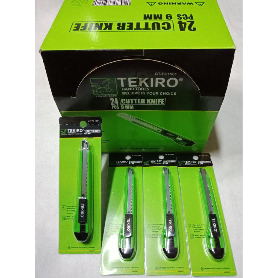 

Jual Tekiro Pisau Cutter Kecil / Cutter Knife 9Mm Ori