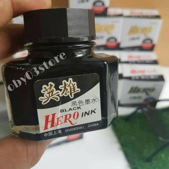 

Tinta Hero Ink. For All Fountain Pen. Pena Tinta