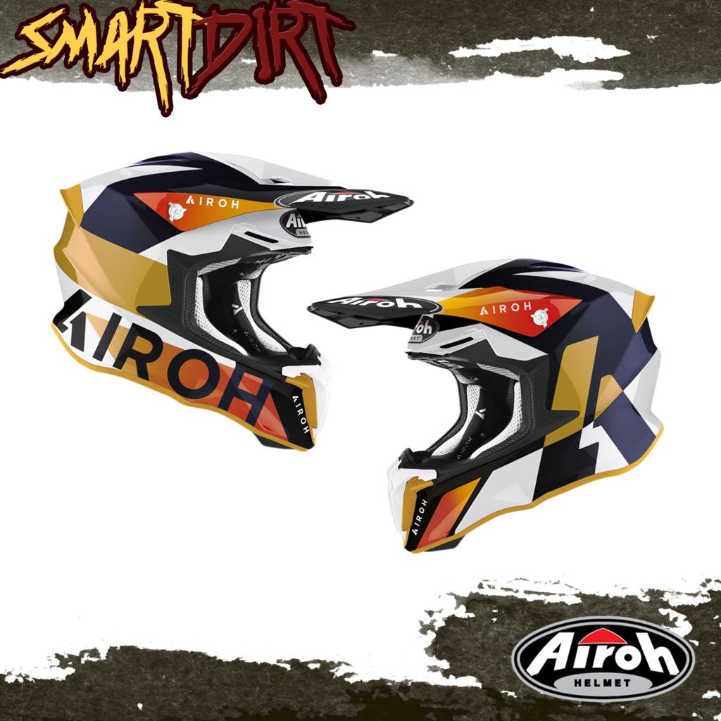 HELM CROSS AIROH TWIST LIFT WHITE 2.0 HELM AIROH TWIST 2.0 ORIGINAL