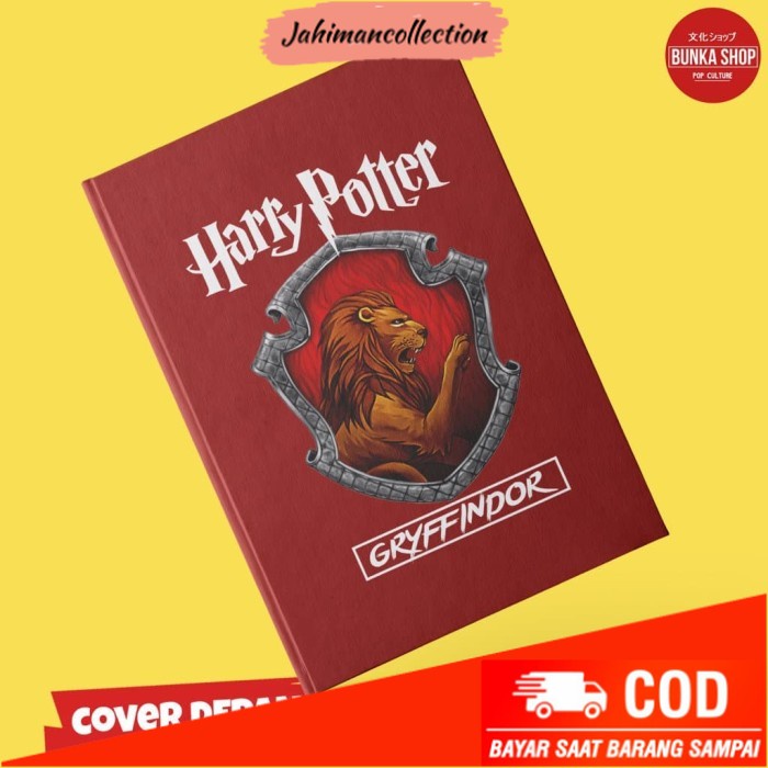 

✨ BISA COD ✨ Note Book Harry Potter Asrama Gryyfindor A5 Hardcover