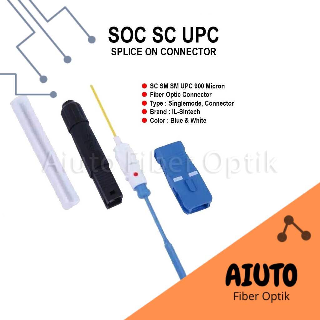 SOC (Splice on Connector) SC UPC