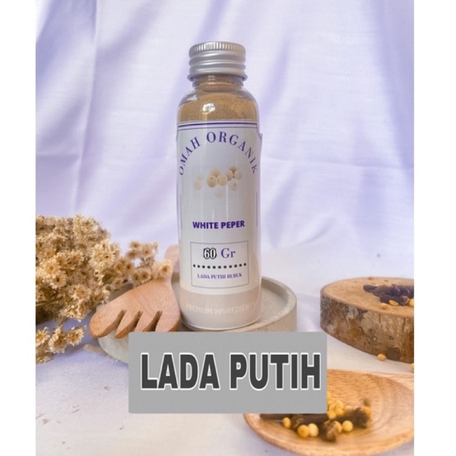 

OMAHORGANIC Lada putih bubuk 50gram / White peper