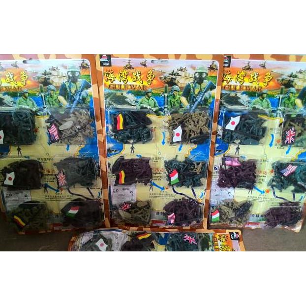 TERMUR@H Mainan tentara plastik 6 negara