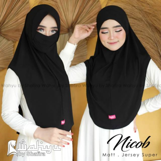 hijab niqob wahyu by safira hijabnj