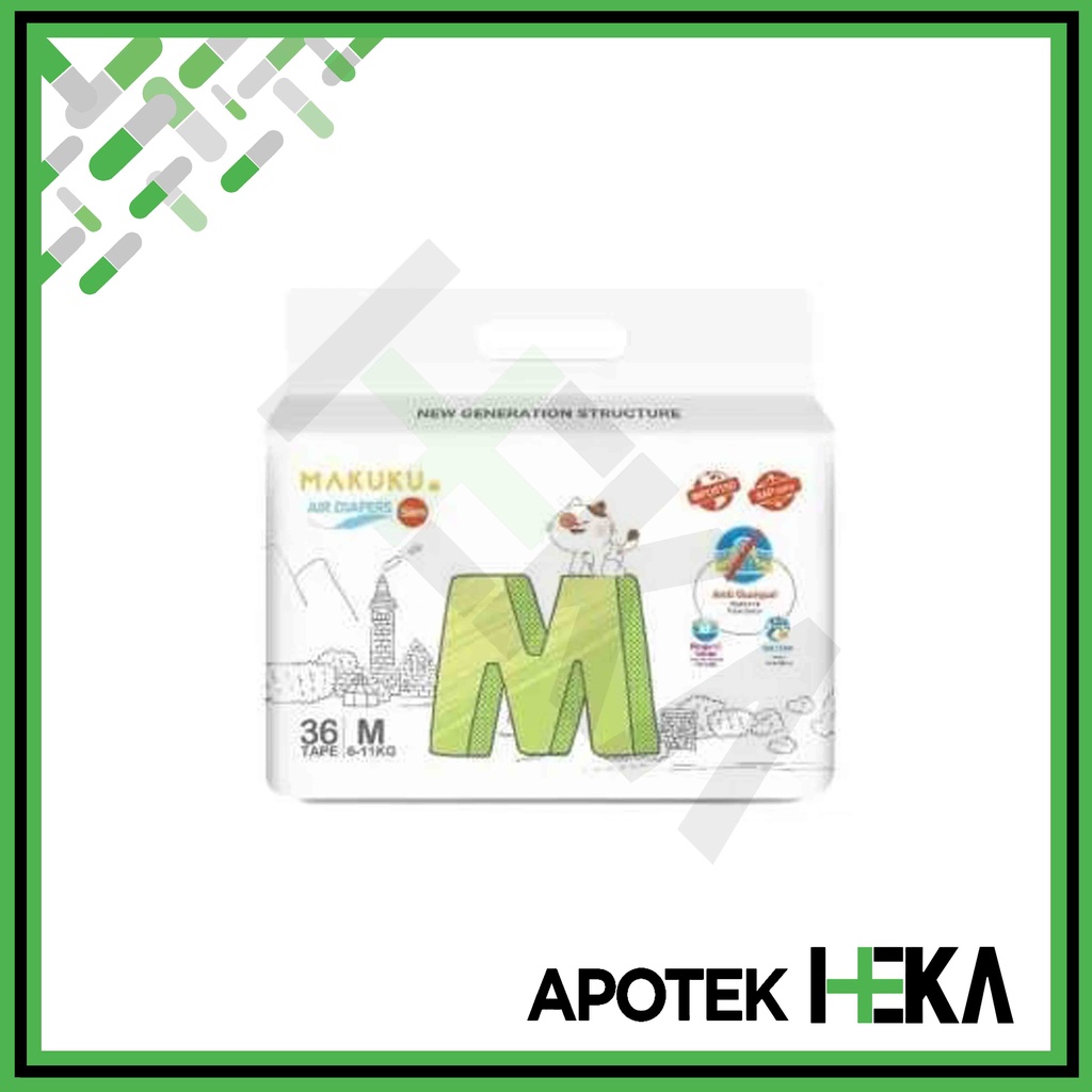 Makuku Air Diapers Slim - Popok Bayi Perekat (SEMARANG)