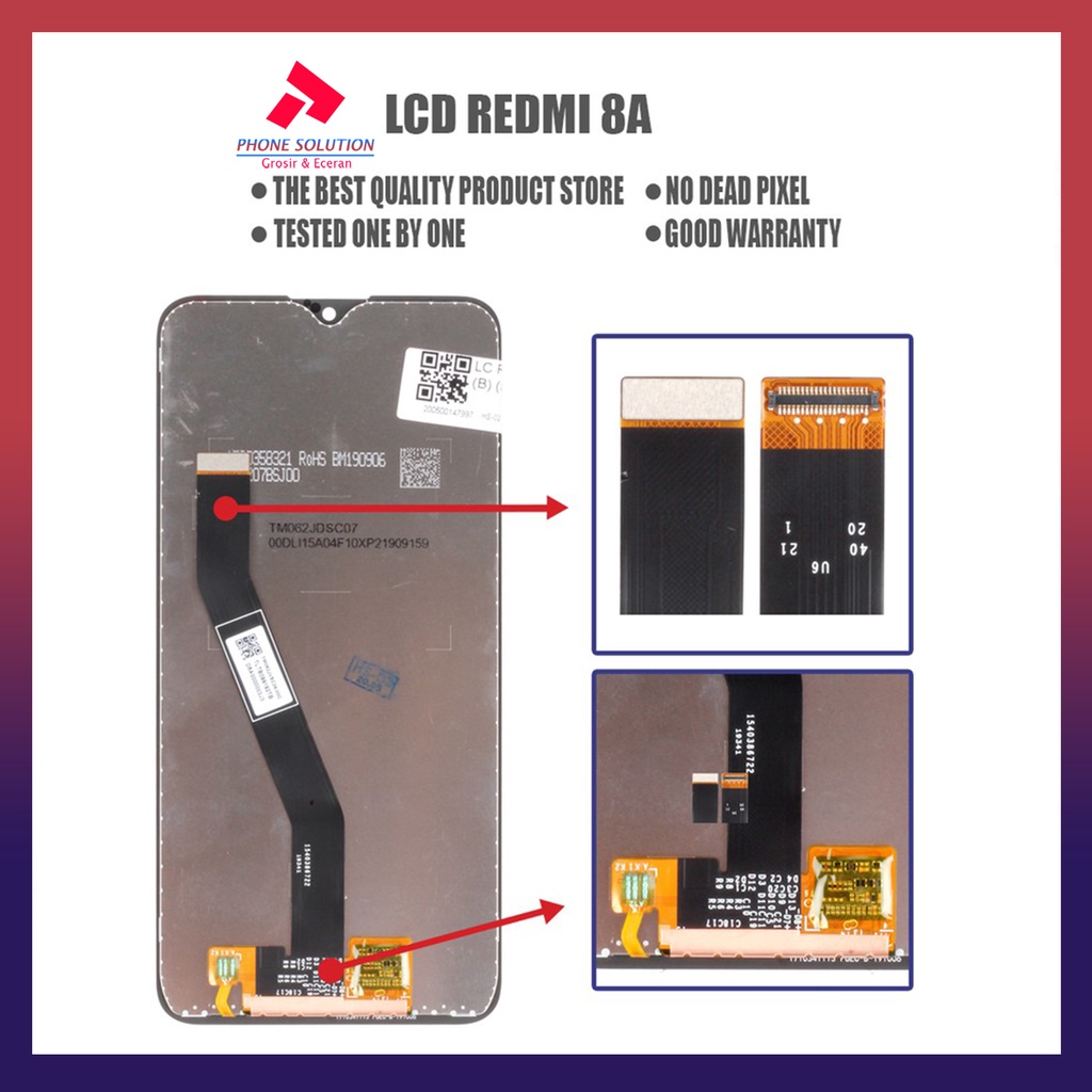 LCD Xiaomi Redmi 8a Fullset Touchscreen // Supplier LCD Xiaomi Redmi - Garansi 1 Bulan