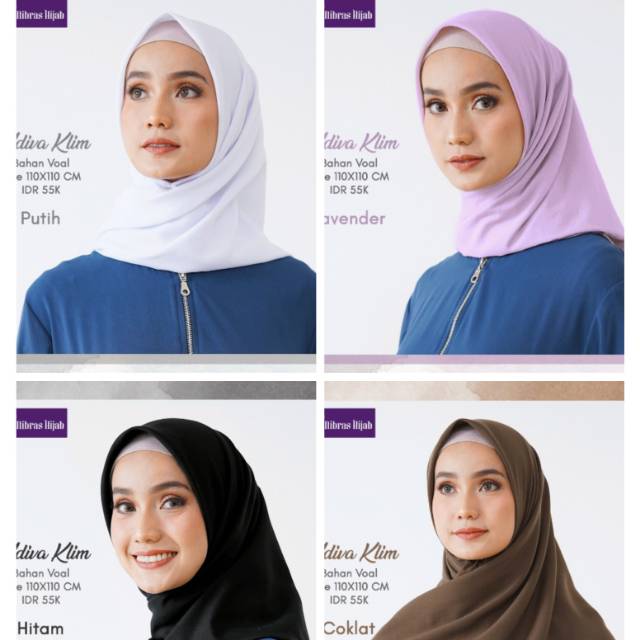 Adiva Klim Hijab by Nibras Hijab#segi empat#Nibras segi empat#nibras hijab#nibras