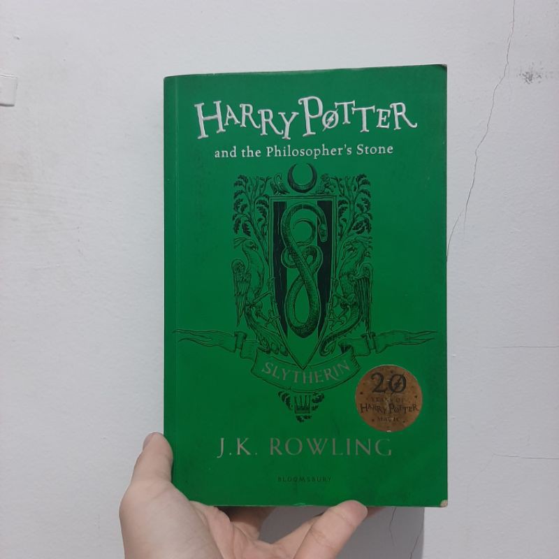 Harry Potter and the Philosopher's Stone Slytherin Edition Preloved