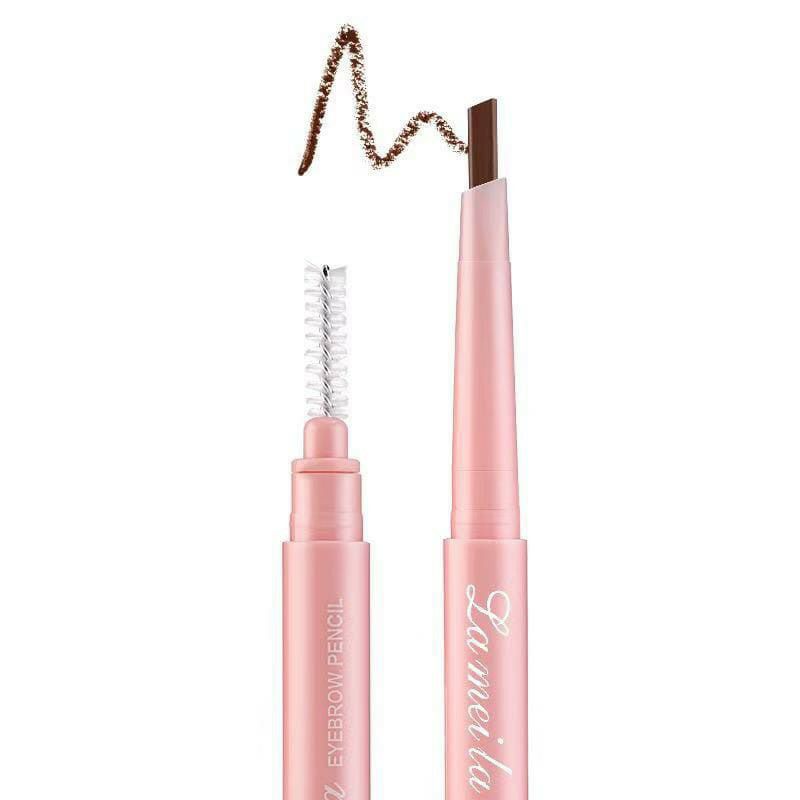 LA- Pensil Alis 7 Warna Double Head Waterproof And Long Lasting (Pink).Ls 2013