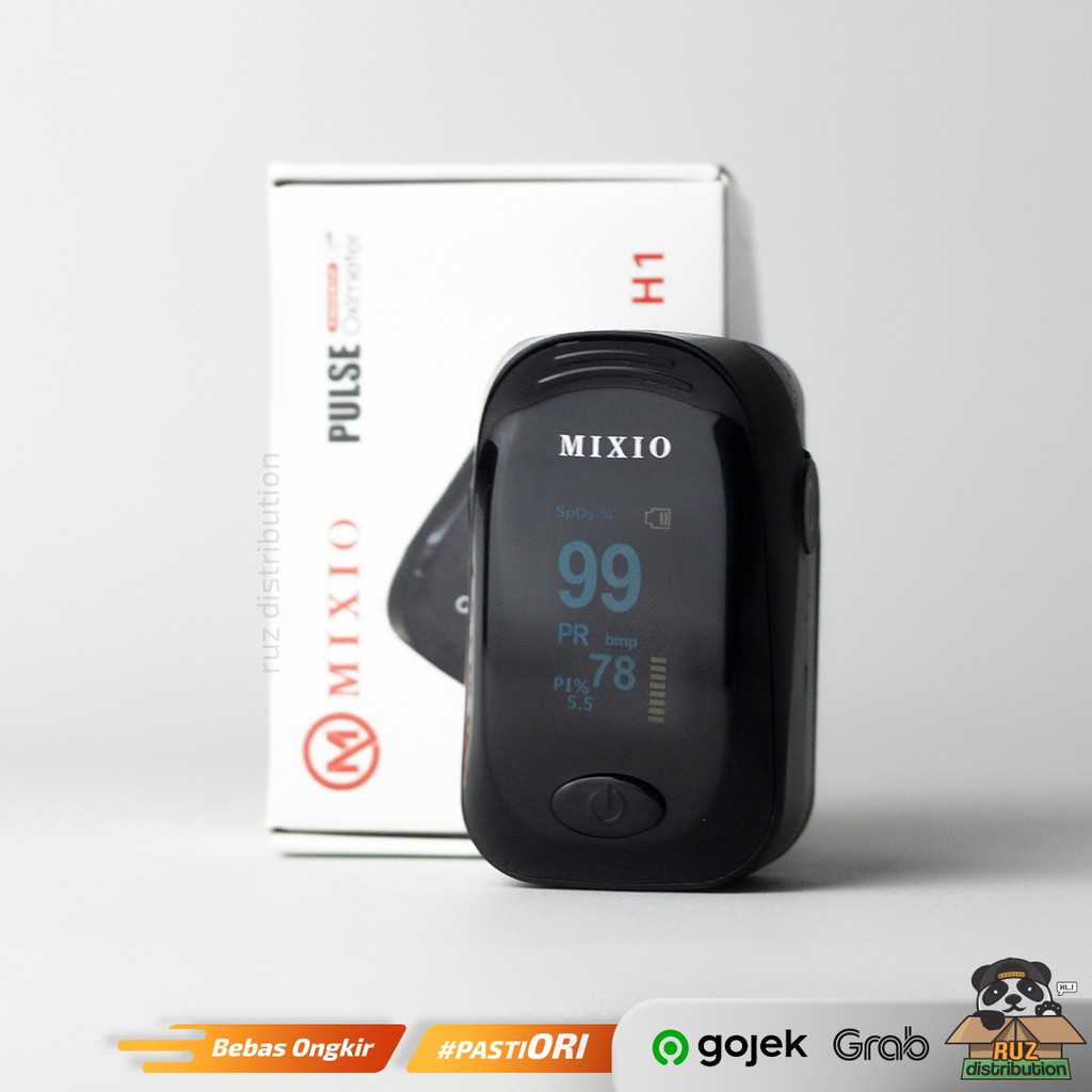 Fingertip Pulse Oximeter MIXIO H1 - Alat Ukur Kadar Oksigen