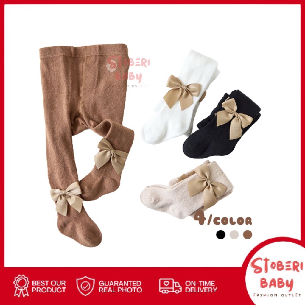 stoberi baby - Legging Bayi Cutie Pie Premium Pita 0-1 Tahun  / Celana Anak Bayi Perempuan