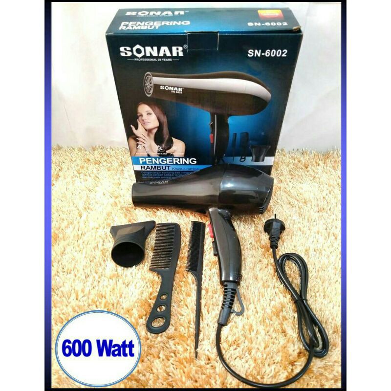 HAIRDRYER SONAR SN-6001-6006 / PENGERING RAMBUT