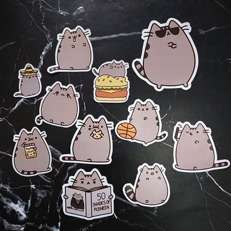 

Sticker Aesthetic Cat series