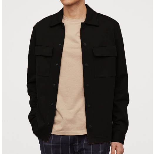 SHACKET JACKET PREMIUM GOODS / JAKET PRIA / JAKET CASUAL PRIA / JACKET CASUAL PREMIUM GOODS-HITAM