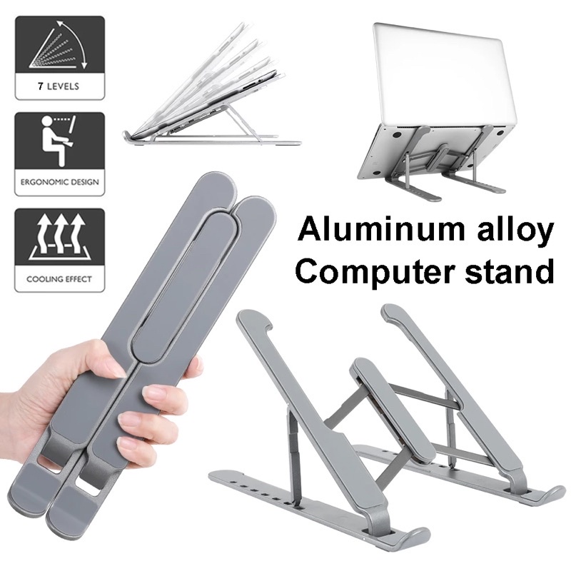 Stand Dudukan Laptop Adjustable Stable Stabil Kuat Kokoh