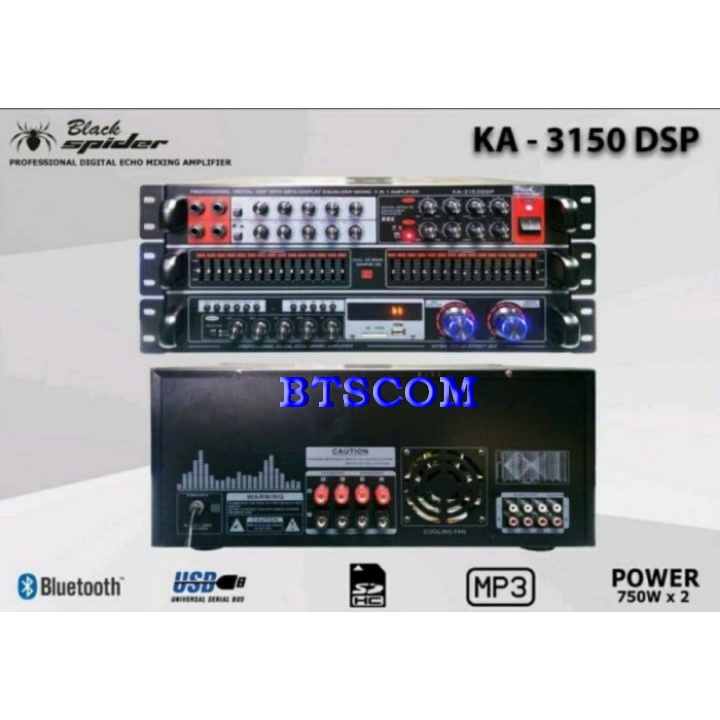 POWER AMPLIFIER BLACKSPIDER KA 3150 DSP/ KA3150DSP/ KA-3150DSP KA3150 ORIGINAL NEW