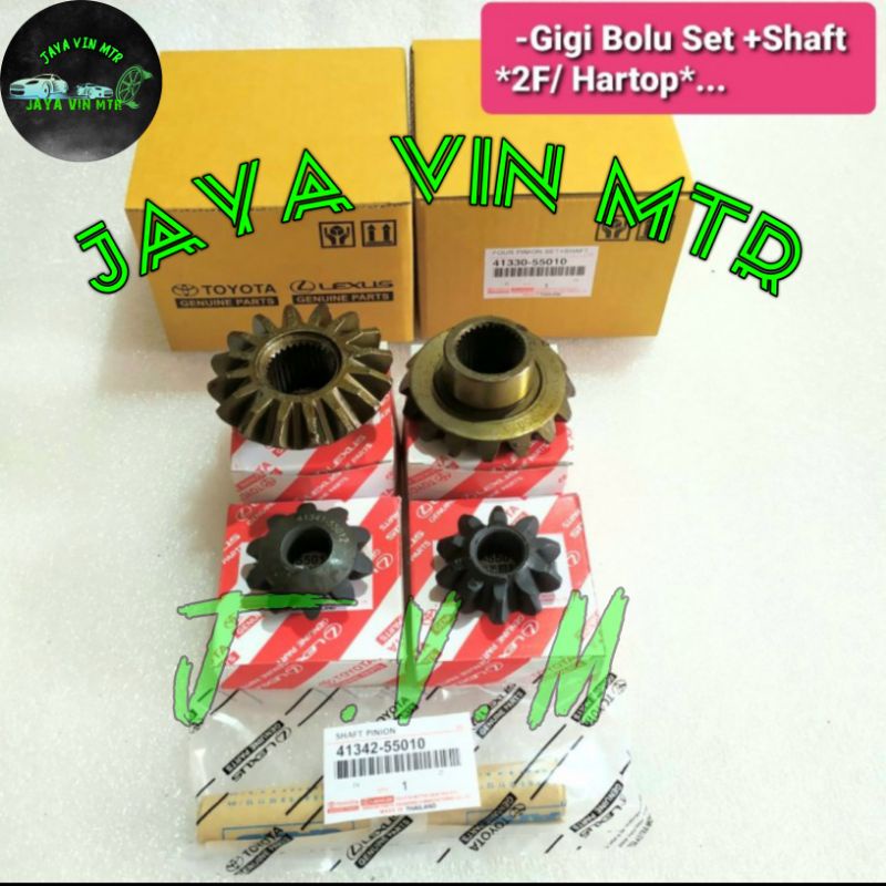 gigi bolu set gardan Toyota hartop 2f hartop original 41330-55010 original